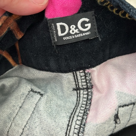 D&G Dolce Gabbana Velvet Poodle Pants - Picture 8 of 12